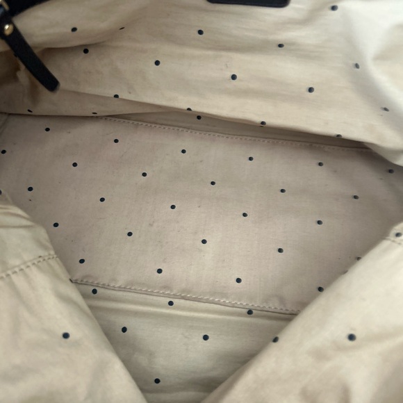 Kate Spade Zebra Print Turnlock Tan And Brown Shoulder Bag Rare - Picture 4 of 5